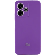 Чехол для телефонов Lakshmi Premium Silicone Case with Logo Full Camera Amethyst for Xiaomi Redmi 13 4G / Poco M6 4G: Совместимость Xiaomi Redmi 13 4G / Poco M6 4G