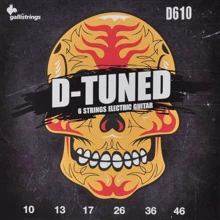 Струна для гитар Струны для электрогитары Galli D-Tuned D610 Electric Guitar: Тип Комплект струн