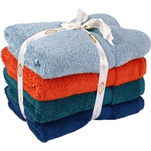 Полотенце Hobby Colorful_7 A Gri/Kiremit/K Yesil/Lacivert 500 г/м2 70x140 4 шт (8698499340596): Тип набор полотенец