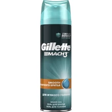 Gillette MACH3 Гель для мягкого бритья 200 ml: Объем, мл 200