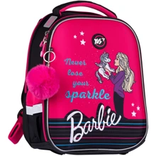 Рюкзак YES H-100 Barbie, черный/малиновый (558785): Возрастная группа от 6 до 10 лет