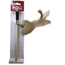 Игрушка для кошек Fox Удочка-дразнилка ECO Сердце с пухом (CH-082B): undefined undefined