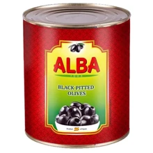 Маслины черные Alba Food 240/260 без косточки 3.1 л (8436024299762): Объем 3100 мл