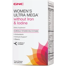 GNC Womens Ultra Mega without Iron 180 caplets: Пол Унисекс