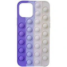 Чехол для iPhone Mobile Case Pop-It Antistress Dasheen/Light Pink for iPhone 12 Pro Max: Цвет фиолетовый