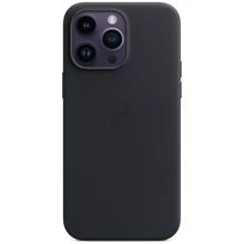 Чехол для iPhone Apple for iPhone 14 Pro Max Leather Case with MagSafe Midnight (MPPM3) : Цвет фиолетовый