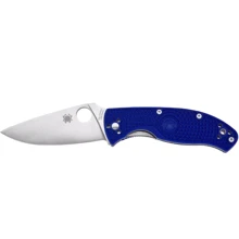 Нож Spyderco Tenacious, S35VN, полусеррейтор blue (87.14.81): Тип ножа Складной