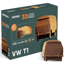 Картонный конструктор Cartonic 3D Puzzle VW T1: Вид гонки, машины, мотоциклы