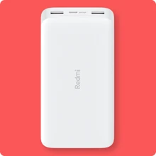 Внешний аккумулятор Xiaomi Redmi Power Bank 20000mAh Quick Charge 18W White (PB200LZM/VXN4265CN): Количество USB 2