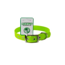 Нашийник водонепроникний Lucky Pet з металевою пряжкою 2.5x35-45 см салатовий (4820224217093): Виробник Lucky Pet