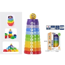 Іграшка розвиваюча A-Toys Пірамідка 10 деталей 2001: Тип пирамидка