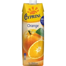 Сок апельсиновый Cyprina Orange Juice, 1л (5290074002788): Объем, л 1