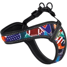 Шлея HiDog Comfort USA 28-34 см XXS разноцветная (135\1017): Производитель HiDog
