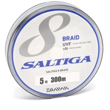 Шнур Daiwa 8 Braid UVF Saltiga X8 66lb 30kg 300m # 5 (04634615): Тип Шнур