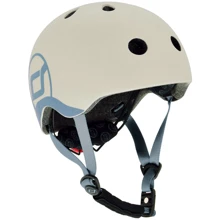 Шлем защитный детский Scoot&Ride светло-серый, с фонариком, 51-55см (S/M) (SR-190605-ASH): Производитель Scoot&Ride