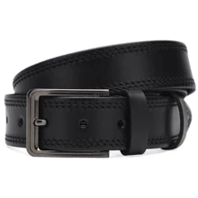Чоловічий ремінь Borsa Leather чорний (115rmkn13): Стать Мужской