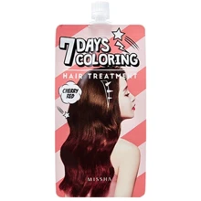 Тонирующая краска для волос Missha Seven Days Coloring Hair Treatment Cherry Red (KC1252): Пол Для женщин