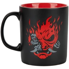 Кружка Cyberpunk 2077 Samurai Logo Mug Black / Red 325 мл: Виробник Jinx