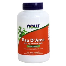 NOW Foods Pau D' Arco 500 mg Пау Дарко 250 капсул: Форма выпуска Капсулы