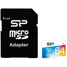 Карта памяти Silicon Power 64GB microSDXC Class 10 UHS-I U1 Elite + adapter (SP064GBSTXBU1V20SP): Тип карты microSDXC