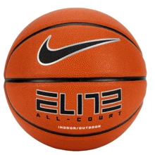 М'яч для гри Nike ELITE ALL COURT 8P 2.0 DEFLATED баскетбольний помаранчевий, чорний, сріблястий УНІ 6 (N.100.4088.855.06): Вид Баскетбольные