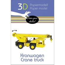 3-D модель крана FRIDOLIN із паперу (11586): Вид гонки, машины, мотоциклы