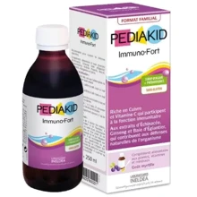 Pediakid Immuno-Fort Сироп для укрепления иммунитета со вкусом голубики 250 мл: Форма выпуска Жидкость