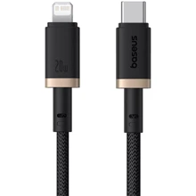 Кабель Baseus Cable USB-C to Lightning Dura Series 20W 1m Black/Gold (P10377800U01-00): Тип USB-C - Lightning