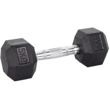 Гантель inSPORTline Hexsteel 5 кг (1182): Вес гантели, кг 5