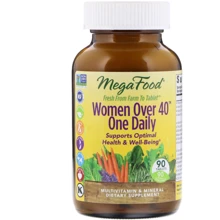 MegaFood Women Over 40 One Daily 90 Tabs Мультівітаміни для жінок: Тип мультивітаміни