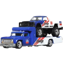 Колекційна машинка Hot Wheels '80 Dodge Macho Power Wagon та транспортера Retro Rig серії Car Culture (FLF56/HKF38): Тип Готовая модель