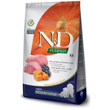 УЦЕНКА до 16.04.25 Сухой корм для щенков Farmina N&D Grain Free Pumpkin Lamb & Blueberry Puppy Medium & Maxi 12 кг (156,359): Тип Сухой корм