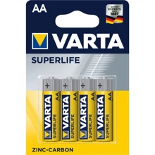Varta AA SUPERLIFE Zinc-Carbon R6 4шт (02006101414): undefined undefined