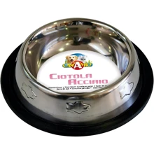 Миска Croci для собак з нержавіючої сталі з тисненням 0.24 л 16 см (C6059440): Тип Миски