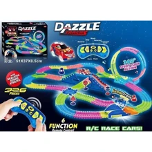Автотрек Dazzle Tracks на радіокеруванні 326 ел. довжина 655 см (134 (12/2)): Клас Гоночный