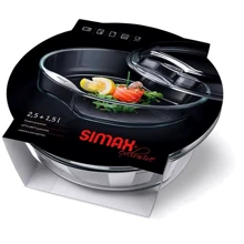 Кастрюля Simax Exclusive 2.5 л с крышкой 1.5 л (6926/6936): Тип Кастрюля для запекания