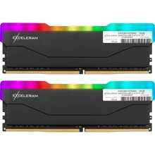 Exceleram 16 GB (2x8GB) DDR4 2666 MHz RGB X2 Series Black (ERX2B416269AD): Виробник eXceleram