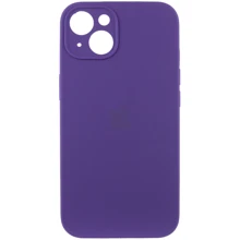 Чехол для iPhone Mobile Case Silicone Case Full Camera Protective Amethyst for iPhone 15: Цвет фиолетовый