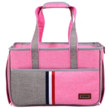 Сумка-переноска Do Do Pet Denim Pink для собак и кошек S 26х19х43 см розовая (6931233200074): Производитель Do Do Pet