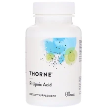 Thorne Research R-Lipoic Acid 60 Caps R ліпоєва кислота: Тип Альфа-ліпоєва кислота