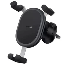 Тримач Baseus Car Holder Air Vent Stable Gravitational Black (SUWX000001): Виробник Baseus