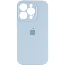 Чехол для iPhone Mobile Case Silicone Case Full Camera Protective Sweet Blue for iPhone 15 Pro Max: Цвет голубой