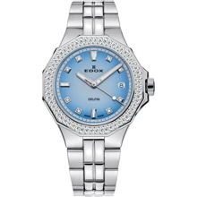 Наручные часы EDOX Delfin Diver Date Lady 53020 3D120M BUCND: Стиль Классический
