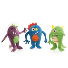 Игрушка для собак Flamingo Plush Monsters Happy с пищалкой плюш 25х16х10 см: Производитель Flamingo