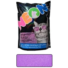 Наполнитель туалетов для кошек Neon Litter Clump Фиолетовый 1.81 кг (4 л) 700440 (633843700440): Вид Кварцевый