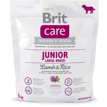 Сухой корм для щенков и молодых собак крупных пород Brit Care Junior Large Breed Lamb & Rice с ягненком и рисом 1 кг (8595602509850): Тип Сухой корм