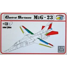 Набір аксесуарів R.V. Aircraft МіГ 23 керуючі поверхні RVM-D72006: Виробник R.V. Aircraft