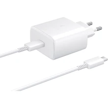 Зарядное устройство Samsung USB-C Wall Charger with Cable USB-C 45W White (EP-TA845XWEGRU): Особенности USB-C