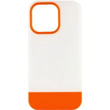 Чехол для iPhone Mobile Case TPU+PC Bichromatic Matte / Orange for iPhone 13 Pro: Цвет оранжевый
