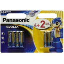 Батарейка Panasonic EVOLTA AAA BLI ALKALINE (LR03EGE / 6B2F): Тип батарейка ААА